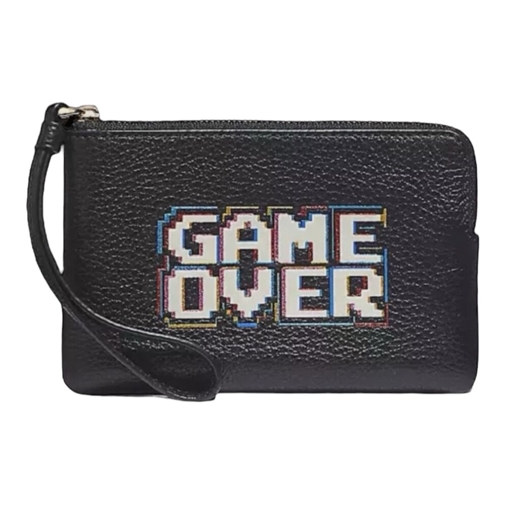 Coach “Game Over'” Wristlet Like New